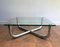Glass and Chrome Coffee Table 3