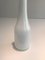 Weiße Vase aus Opalglas 5
