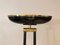 Black and Brass Lacquered Metal Parquet Floor Lamp 6