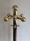 Brass and Marble Coat Rack 5