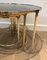 Round Brass Nesting Tables from Maison Ramsay, Set of 3 9