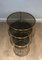 Round Brass Nesting Tables from Maison Ramsay, Set of 3 11