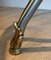 Head Brass and Brushed Steel Pedestal Table 11