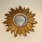 Sun Mirror in Golden Resin, Image 1