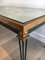 Patinated and Golden Steel Coffee Table in the style of Jacques Quinet 9
