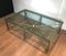 Wrought Iron and Steel Coffee Table 2