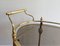 Oval Brass Trolley attributed to Maison Jansen 5