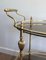 Oval Brass Trolley attributed to Maison Jansen 4