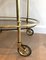 Oval Brass Trolley attributed to Maison Jansen 7