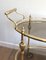 Oval Brass Trolley attributed to Maison Jansen 3