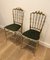 Brass Chiavari Chairs, 1940s, Set of 2 7
