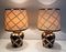 French Ceramic Lamps. 1970s, Set of 2 2