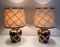 French Ceramic Lamps. 1970s, Set of 2, Image 2