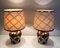 French Ceramic Lamps. 1970s, Set of 2 3