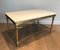 White Marble Brass Coffee Table 3