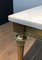 White Marble Brass Coffee Table 9