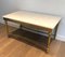 White Marble Brass Coffee Table 12