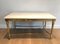 White Marble Brass Coffee Table 1