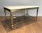 White Marble Brass Coffee Table 2