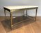 White Marble Brass Coffee Table, Image 2