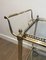 Neoclassical Brass and Silver Metal Trolley 5