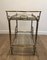 Neoclassical Brass and Silver Metal Trolley 4