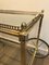 Neoclassical Brass and Silver Metal Trolley 8