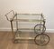 Neoclassical Brass and Silver Metal Trolley 1