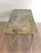 Brass and Eglomized Glass Top Table attributed to the Ramsay House 6