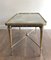 Brass and Eglomized Glass Top Table attributed to the Ramsay House 5