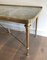 Brass and Eglomized Glass Top Table attributed to the Ramsay House 7