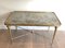 Brass and Eglomized Glass Top Table attributed to the Ramsay House 2