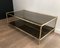 Table Basse en Faux Bambou et Laiton dans le style de Jacques Adnet 3