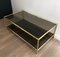 Faux-Bamboo and Brass Low Table in the style of Jacques Adnet, Image 2