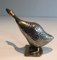 Silver Metal and Brass Ducks, Set of 3 11