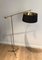 Lampadaire Vintage en Laiton avec Pendule 12