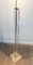Glass and Brass Parquet Floor Lamp, Image 4