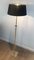 Glass and Brass Parquet Floor Lamp 3