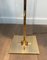 Glass and Brass Parquet Floor Lamp, Image 7