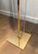 Glass and Brass Parquet Floor Lamp 9