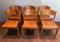 Vintage Stackable Chairs in Fir, Set of 6, Image 2