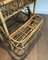 Rattan Rolling Table im Stil von Audoux Minet 10