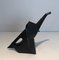 Black Ceramic Elephant Pitcher, Image 1