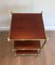 Mahogany and Brass Sofa End Table from Maison Jansen 4