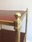 Mahogany and Brass Sofa End Table from Maison Jansen 7