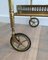 Neoclassical Style Brass Trolley Table with Removable Trays 6