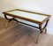 Patinated and Golden Carved Wooden Coffee Table from Maison Hirch 2