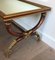 Patinated and Golden Carved Wooden Coffee Table from Maison Hirch 7