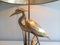Lámpara de mesa Heron de latón, años 70, Imagen 8