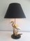 Lámpara de mesa Heron de latón, años 70, Imagen 9